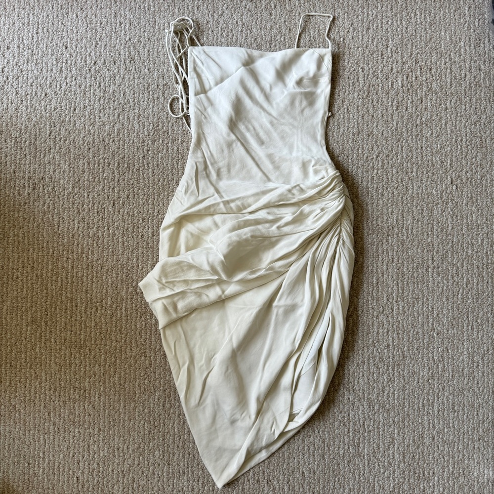 JACQUEMUS Off-White 'La Robe Saudade' Dress - Picture 2 of 16